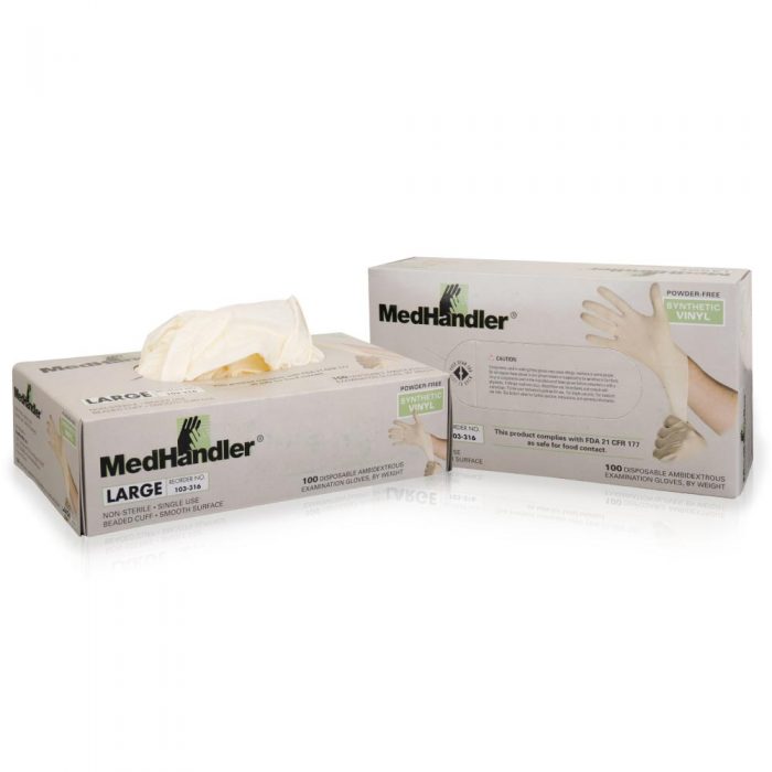 Synthetic Vinyl Exam Gloves