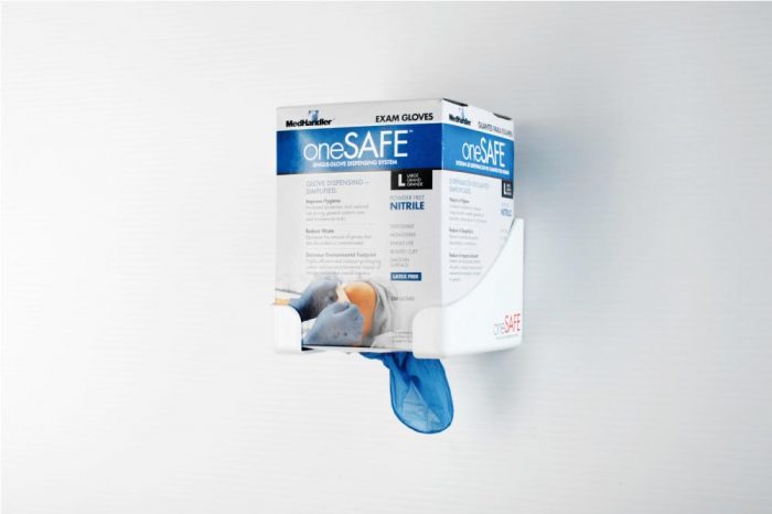 oneSAFE® Acrylic Single Glove Dispensing Rack - Image 3