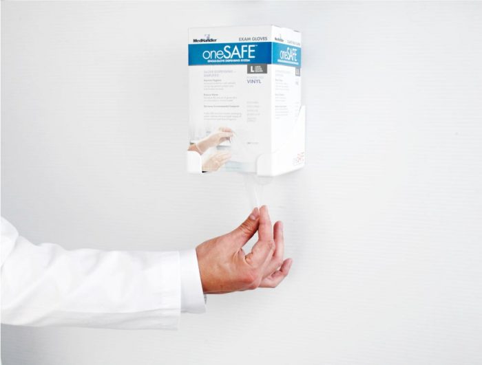 oneSAFE® Acrylic Single Glove Dispensing Rack - Image 4